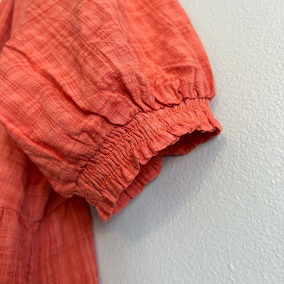 Steve Madden Ruffle Tiered Babydoll Mini Dress Size XL Ginger Beach Vacation - Picture 8 of 9